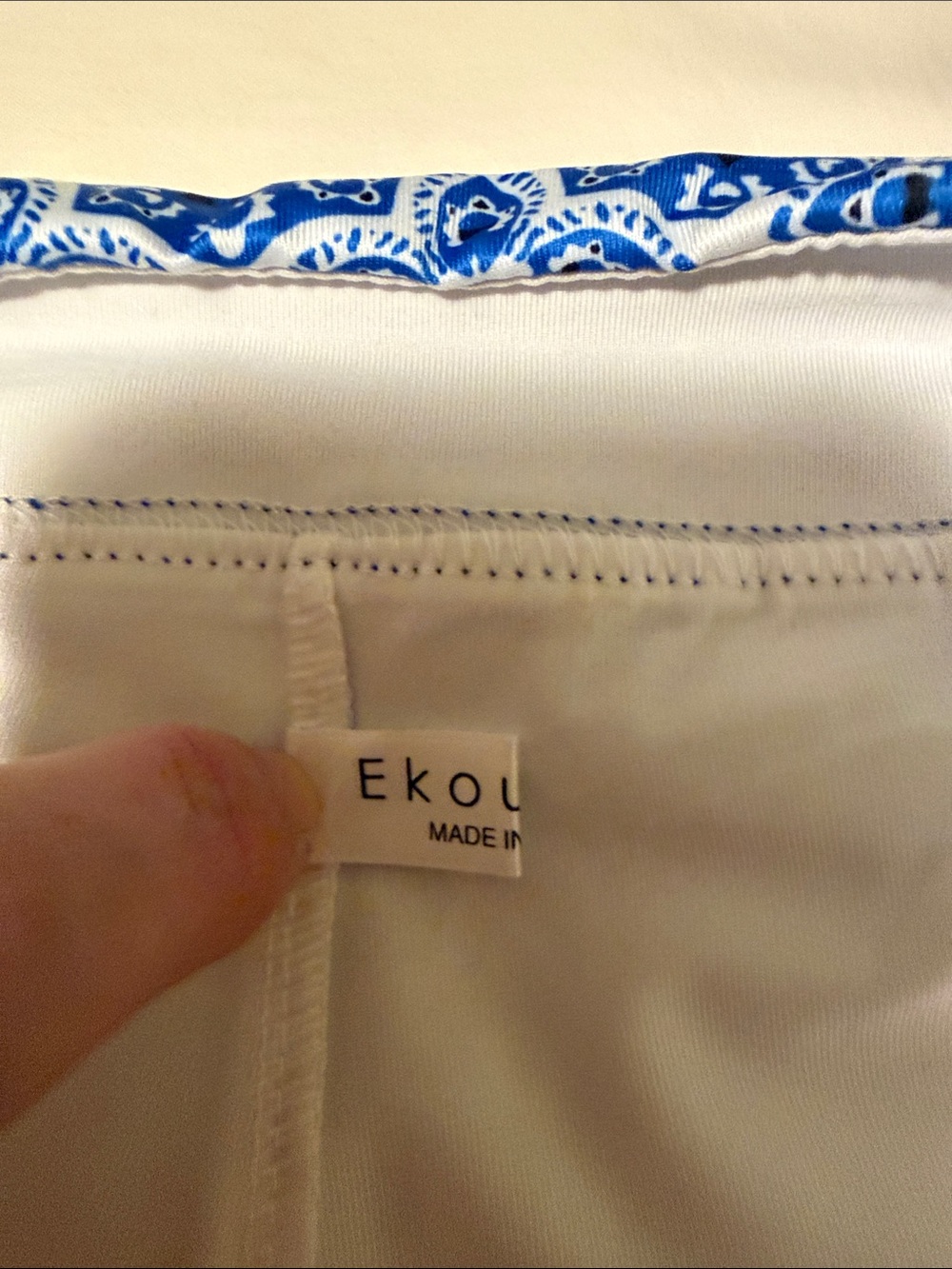Blue Patterned Skort - Picture 4 of 6